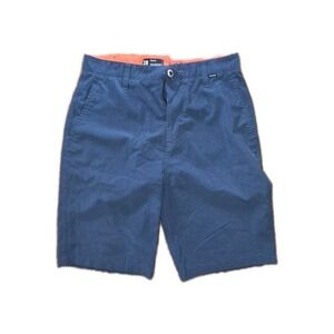 Hurley Buckle Men's Stretch Phantom Dark BLUE Shorts, Size 28